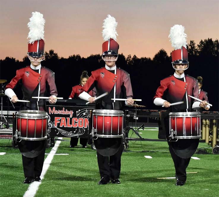 Falcon Marching Band Color Guard
