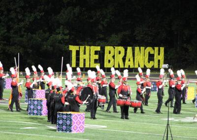 the branch band on the field